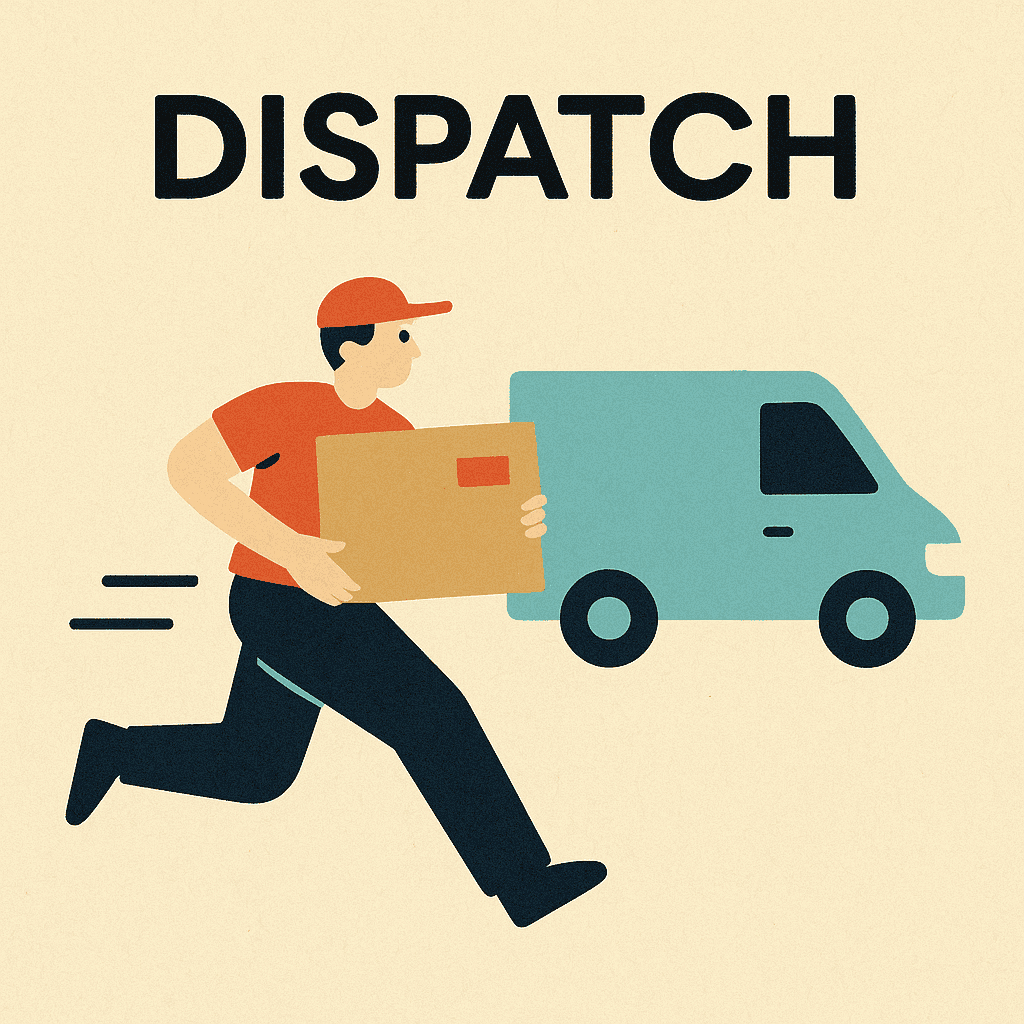 dispatch meaning and examples