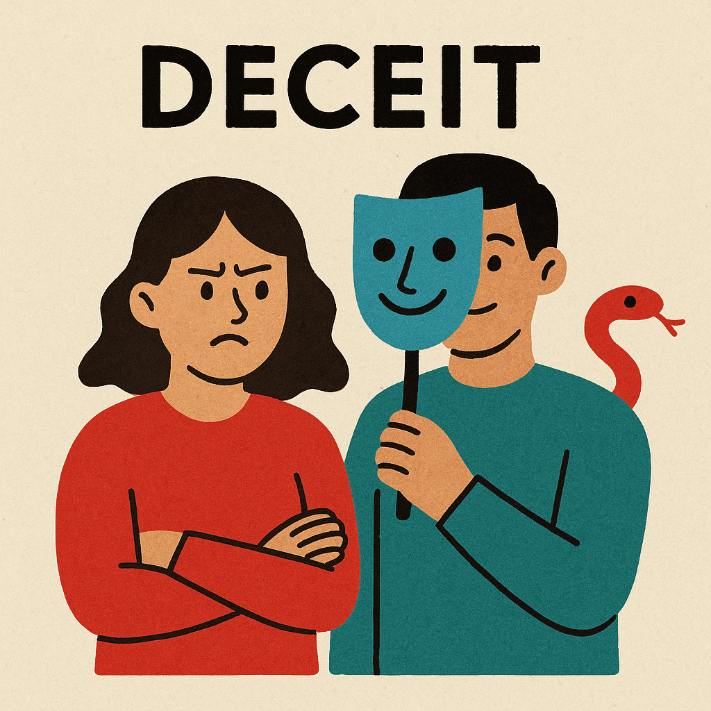 deceit meaning and examples thumbnail
