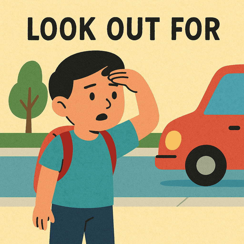 look out for meaning and examples thumbnail