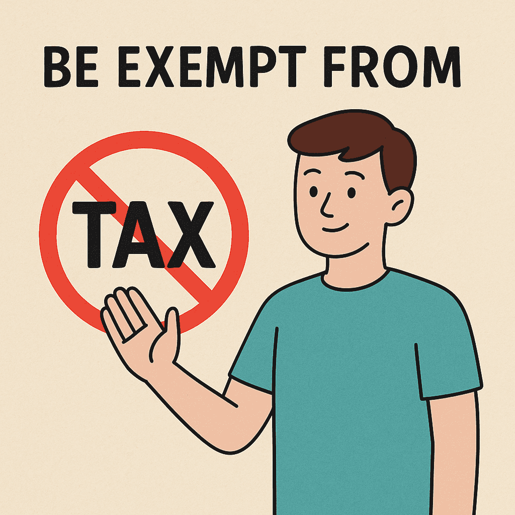 be exempt from meaning and examples thumbnail