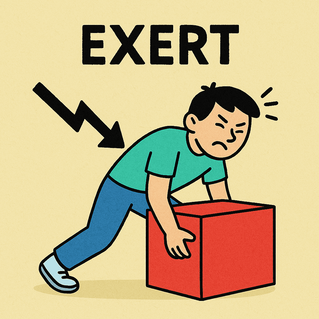 exert meaning and examples thumbnail