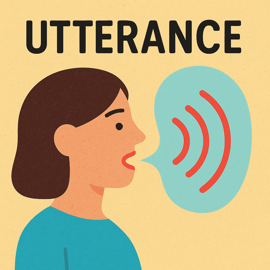 utterance meaning and examples thumbnail
